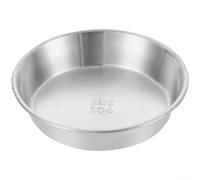 Bol Trempette Acier Inoxydable 304 Doré Ramequin Sauce Asiatique Légumes Frites pour bord Lisse 6x3.9cm(Steel Color-15CM)
