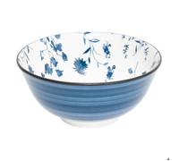 Bol Umami D15cm fleur bleu - Atmosphera Créateur d'intérieur