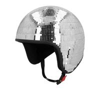 Boland 00794 - Casque Disco pour déguisements, carnaval et festivals, couvre-chef pour adultes, Argent