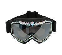 Boland 02708 - Lunettes de ski Galaxy, verres réfléchissants, accessoires de déguisement pour le carnaval et les fêtes à thème