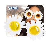 Boland 44542 - Lunettes de fête Daisy pour adultes, lunettes avec fleurs, lunettes fun, marguerites, pâquerettes, hippie, flower power, carnaval, mardi gras, fête à thème