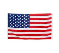 Boland 44952 Drapeau américain 90 x 150 cm Motif étoiles et rayures Décoration de fête pour carnaval, fête à thème ou Coupe du monde de football