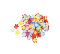 Boland 52526 Lot de 300 fleurs décoratives Amelia 5 cm, multicolores, fleurs, décoration, hawaïen, été, plage, vacances, jardin, carnaval, fête à thème, décoration de table