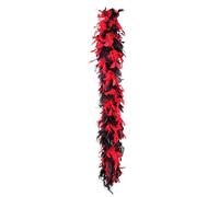 Boland 52655 Boa à Ressorts Rouge et Noir 180 cm