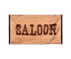 Boland 54352 - Drapeau Wild West, 1 pièce, taille 90 x 150 cm, décoration à suspendre, décoration pour fête à thème et carnaval, bannière Wild West