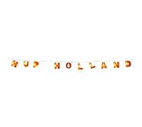 Boland 61869 Guirlande lumineuse LED Hup Holland, longueur 150 cm, fonctionnement sur piles, WM, EM, article de fan, décoration de fête à thème