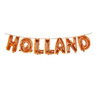 Boland 61886 - Guirlande de Ballons en Forme de Hollande, 4 mètres, Pays-Bas, décoration, fête à thème, Anniversaire, EM, Coupe du Monde, Article de Fan