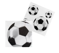 Boland 62522 Lot de 20 serviettes de fête en papier Motif football 33 x 33 cm