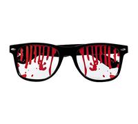 Boland 72104 Lunettes de fête Sang Accessoire Halloween Fête