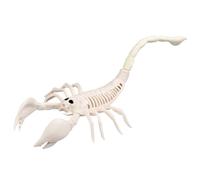 Boland 72401 - Squelette Scorpion Taille 31 cm - Décoration en plastique pour Halloween, carnaval ou fête à thème, Beige/Noir