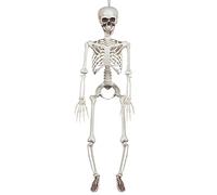 Boland 73042 - Squelette suspendu - Taille 90 cm - Bras et jambes mobiles - Décoration à suspendre - Pour Halloween, carnaval, fête à thème