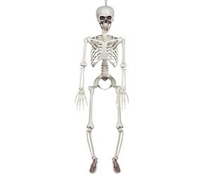 Boland 73042 - Squelette suspendu - Taille 90 cm - Bras et jambes mobiles - Décoration à suspendre - Pour Halloween, carnaval, fête à thème