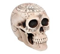 Boland - 73081 - Déco tête de mort squelette, 20 cm, Figurine de décoration, Crâne d'astronomie, Décoration, Halloween Deko, Party Deko