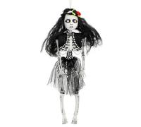 Boland - 73201 - Décoration suspendue d'horreur, danseuse squelette, 40 cm, décoration de fête pour la fête à thème et Halloween, décoration suspendue