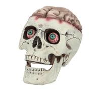 Boland - 73213 - Crâne avec mâchoire Mobile, 18 x 13 x 15 cm, Figure décorative, décoration d'halloween, décoration de fête