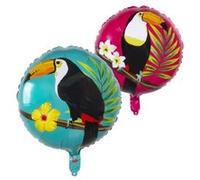 Boland ballon en papier d'aluminium toucan chaque 45 cm Multicolor G