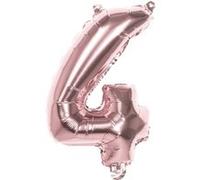 Boland ballon numéro 4 or rose 86 cm Goud G