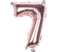 Boland ballon numéro 7 or rose 86 cm Goud G