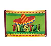Boland - Bannière Fiesta, 60 x 90 cm | Décoration polyester à suspendre, Mexique, Espagne, bannière