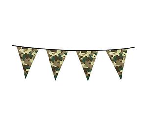 Boland BOL44300 Guirlande Fanions Militaire 6 m