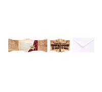 Boland - Bol54363 Lot de 6 invitations pour fête à thème Western Taille unique Multicolore