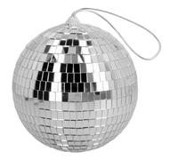 Boland - Boule à facettes brillante, diamètre environ 15 cm, Disco Fever, décoration à suspendre, décoration pour fête ou Nouvel An, Argent