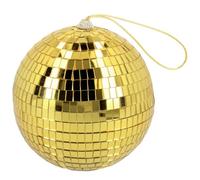 Boland - Boule à facettes brillante, diamètre environ 15 cm, Disco Fever, décoration à suspendre, décoration pour fête ou Nouvel An, Or