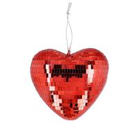 Boland - Boule à facettes en forme de cœur, 19 cm | Décorations scintillantes pour les mariages, les soirées Disco Fever et le réveillon du Nouvel An