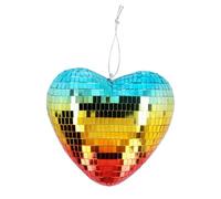 Boland - Boule à facettes en forme de cœur, 19 cm | Décorations scintillantes pour les mariages, les soirées Disco Fever et le réveillon du Nouvel An