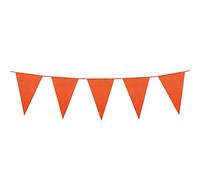 Rössler Papier Guirlande à fanions 10 m Orange