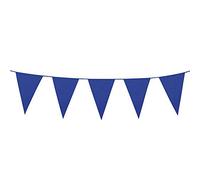 Boland - Chaîne de fanions, longueur 10 mètres, chaîne de drapeaux, guirlande en plastique, décoration suspendue, carnaval, fête déguisée, anniversaire, jardin d'enfants, discothèque