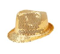 Boland - Chapeau à paillettes, unisexe, tenue disco, accessoire, carnaval, costume, fête déguisée, fête à thème (Lot de 2)