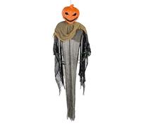 Boland - Décoration Citrouille Sombre, 158 cm | À suspendre avec lumière pour Halloween, Carnaval et soirée horreur