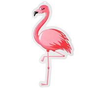 Boland Décoration Murale Flamant Rose en Plastique 50 x 30 cm