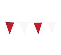 Boland - Guirlande de fanions, Longueur 10 mètres, Guirlande de Drapeaux, Guirlande en Plastique, décoration à Suspendre, Carnaval, fête à thème, Anniversaire, Jardin d'enfants, discothèque
