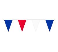 Boland - Guirlande de fanions, longueur 6 mètres | Guirlande, 15 fanions de 26 x 18 cm chacun, décoration pour les anniversaires, le carnaval et les fêtes