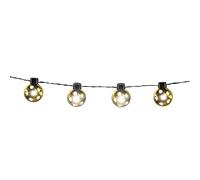 Boland - Guirlande Lumineuse LED Boule Disco | Longueur 140 cm, éclairage LED pour le réveillon du Nouvel An, la discothèque, les anniversaires et les fêtes