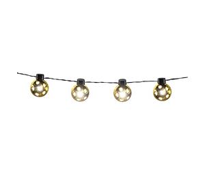 Boland - Guirlande Lumineuse LED Boule Disco | Longueur 140 cm, éclairage LED pour le réveillon du Nouvel An, la discothèque, les anniversaires et les fêtes
