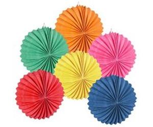 Boland lampions ballons colorés 22 cm papier 12 pièces Blauw G