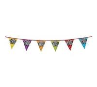 Boland Ligne drapeau holographique 40 ans 8 mètres Multicolor G