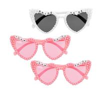 Boland - Lot de 3 lunettes de fête Team Bride pour enterrement de vie de jeune fille ou anniversaire de mariage, lunettes pour mariée ou demoiselle d'honneur