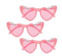Boland - Lot de 3 lunettes de fête Team Bride pour enterrement de vie de jeune fille ou anniversaire de mariage, lunettes pour la mariée ou les demoiselles d'honneur