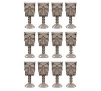 Boland - Lot de gobelets tête de mort, 12 gobelets pour les fêtes ou Halloween, réutilisables, vaisselle de fête