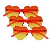 Boland - Lunettes de fête Love & Peace en kit, Lunettes pour adultes, Lunettes de plaisir, Hippie, Festival, Fête à thème, Accessoires pour déguisements de carnaval