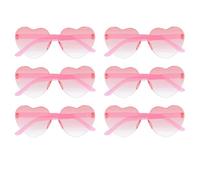 Boland - Lunettes de fête „ Love & Peace“, lot de 6