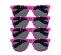 Boland - Lunettes de fête métalliques, lot de 4 pour adultes, accessoire pour festivals, carnaval, déguisements ou soirées à thème