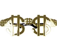 Boland - Lunettes de fête SG28499 (taille unique) (Or)