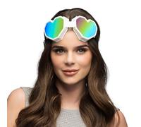 Boland - Lunettes de ski Festilove, verres holographiques, accessoires de déguisement pour le carnaval et les fêtes à thème, lunettes de fête