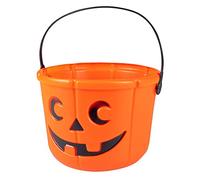 Boland - Panier citrouille Halloween pour chasse aux bonbons, orange 14x18 cm Arancione