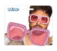 Boland Lunettes de fête 02632 avec strass rose Taille unique